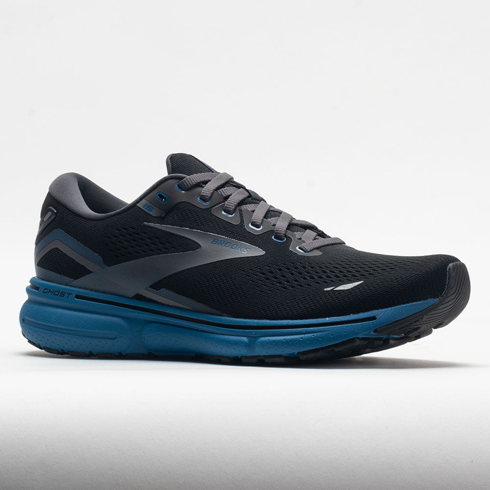Brooks Ghost 15 Men's  Black/Blackeded Pearl/Blue